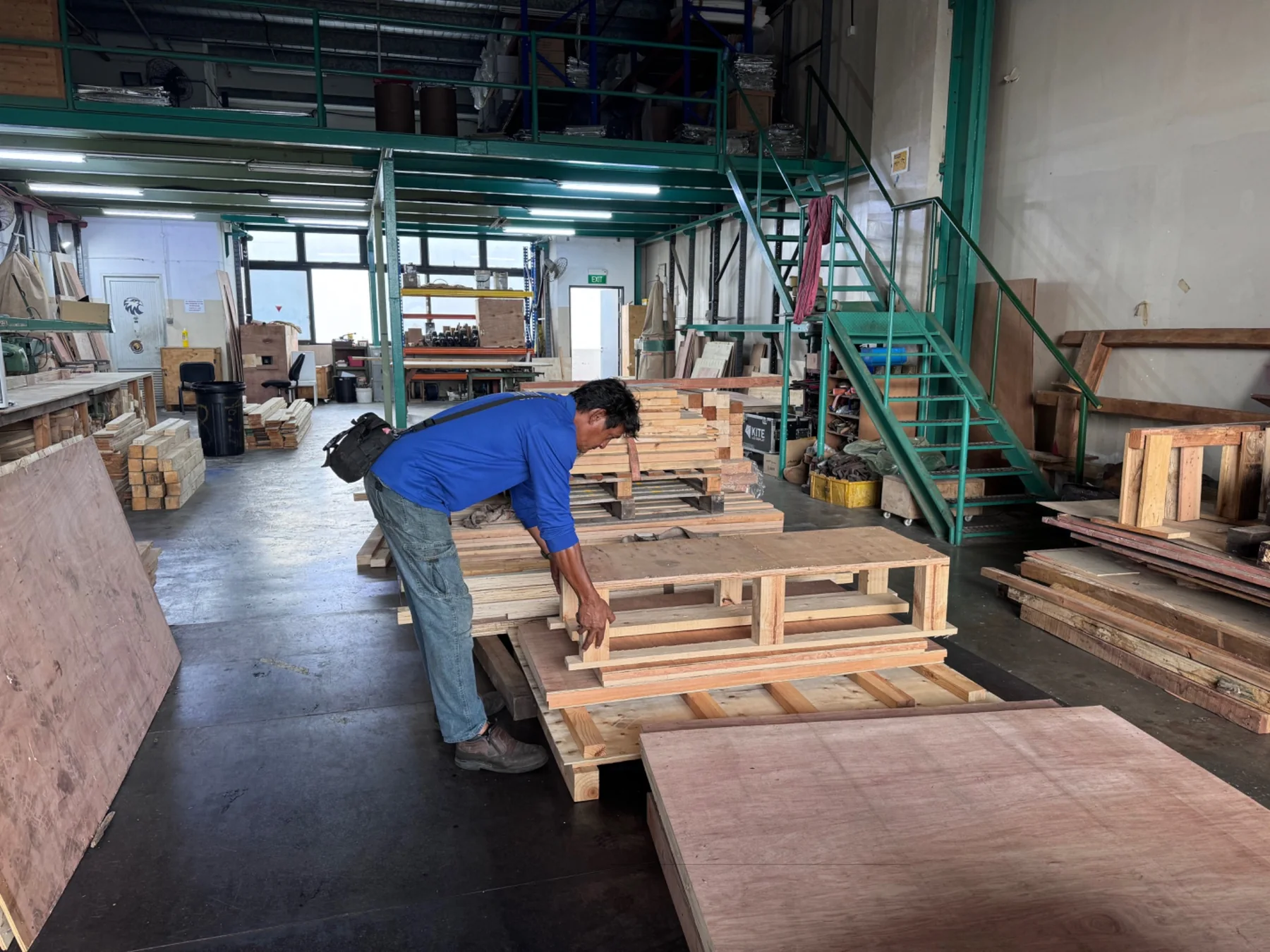 Timber crating workshop