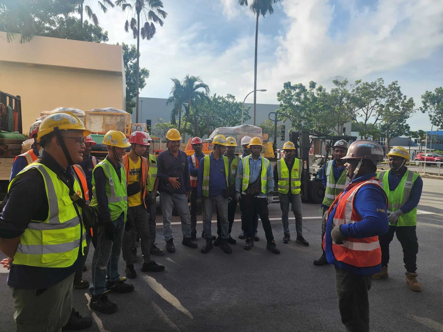 Site safety briefing